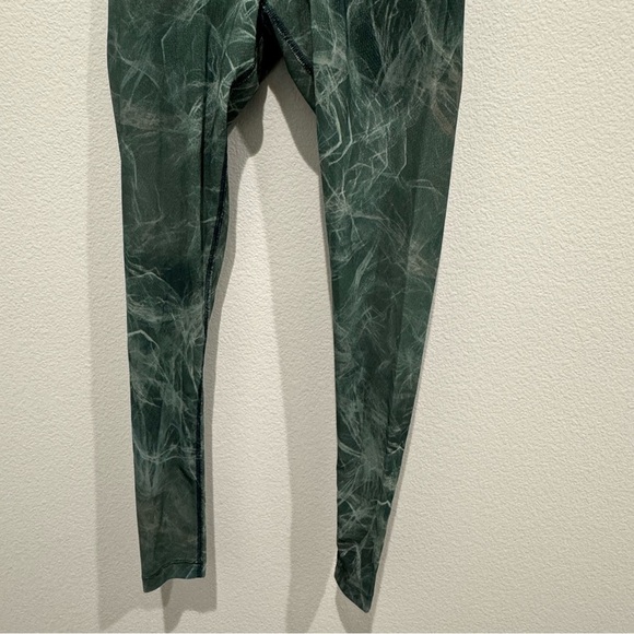 Nike Power Studio High-Rise Performance Tights Green Mesh Compression Size M - Picture 7 of 9